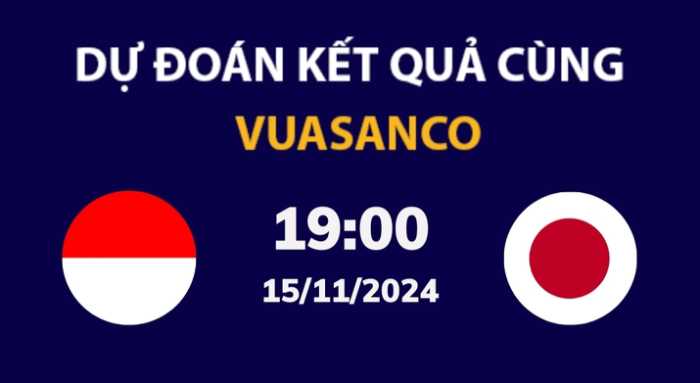 Soi kèo Indonesia vs Nhật Bản – 19h00 – 15/11 – VL World Cup Châu Á